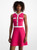 MICHAEL KORS Viscose Blend Snap Dress DRAGON FRUIT Image 1 MICHAEL KORS Viscose Blend Snap Dress DRAGON FRUIT Image 1
