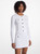 MICHAEL KORS Logo Jacquard Cropped Jacket WHITE Image 1 MICHAEL KORS Logo Jacquard Cropped Jacket WHITE Image 1