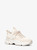 MICHAEL KORS Darius Suede And Stretch Knit Trainer ECRU MULTI Image 1