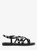 MICHAEL KORS Darrington Crackled Leather Sandal BLACK Image 2