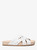 MICHAEL KORS Irene Studded Leather Flat Sandal OPTIC WHITE Image 2