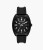 SKECHERS Hanover Three-Hand Date Black Silicone Watch Sr5237 Image 1