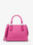 MICHAEL KORS Marilyn Medium Signature Logo Satchel OPT/ALLUM Image 1