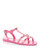 VALENTINO GARAVANI Rockstud Jelly Flat Gladiator Sandals