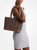 MICHAEL KORS Jet Set Travel Small Logo Top-Zip Tote Bag - Brown