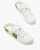 KATE SPADE  Charli Smooth Leather Mule Sneaker - Optic White/ KS Green