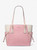 MICHAEL KORS  Voyager Large Color-Block Signature Logo Tote Bag - Pwd Blsh Mlt