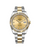 ROLEX Datejust 41mm Two-Tone Yellow Gold Fluted Bezel Champagne Diamond Dial Oyster - 126333