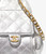 CHANEL 25 Small Handbag   Metallic Grained Calfskin & Gold Metal  Silvery