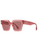 FENDI  Bordeaux Square Ladies Sunglasses