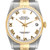 ROLEX Datejust 36 Steel Yellow Gold White Roman Dial Mens Watch 16233 Image 1