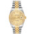 ROLEX Datejust Steel Yellow Gold Champagne Diamond Dial Mens Watch 16233 Image 2