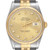 ROLEX Datejust Steel Yellow Gold Champagne Dial Vintage Mens Watch 16013 Image 1