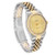 ROLEX Datejust Steel Yellow Gold Champagne Dial Vintage Mens Watch 16013 Image 3
