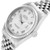 ROLEX Datejust Steel White Gold Silver Roman Dial Mens Watch 16234 Image 5
