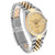 ROLEX Datejust 36 Steel Yellow Gold Champagne Dial Mens Watch 16233 Image 3