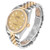 ROLEX Datejust Steel Yellow Gold Champagne Diamond Dial Mens Watch 116233 Image 4