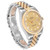 ROLEX Datejust Steel Yellow Gold Champagne Diamond Dial Mens Watch 116233 Image 3