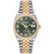 ROLEX Datejust 36 Steel Yellow Gold Green Diamond Mens Watch 126283 Image 2