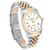 ROLEX Datejust Steel Yellow Gold White Diamond Dial Mens Watch 16233 Image 3