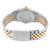 ROLEX Datejust Steel Yellow Gold White Diamond Dial Mens Watch 16233 Image 9