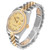 ROLEX Datejust Steel Yellow Gold Champagne Roman Dial Mens Watch 116233 Image 4