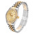 ROLEX Datejust Steel Yellow Gold Vintage Tapestry Mens Watch 16013 Image 4