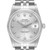 ROLEX Datejust Steel White Gold Silver Diamond Dial Mens Watch 16234 Image 1