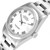 ROLEX Datejust White Roman Dial Oyster Bracelet Steel Mens Watch 16200 Image 5