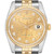 ROLEX Datejust Steel Yellow Gold Anniversary Diamond Dial Mens Watch 116233 Image 1