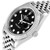 ROLEX Datejust 41 Steel White Gold Black Diamond Dial Mens Watch 126334 Image 5