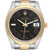 ROLEX Datejust Ii Steel Yellow Gold Black Roman Dial Mens Watch 116333 Image 1