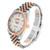 ROLEX Datejust 41 Steel Rose Gold Fluted Motif Dial Watch 126331 Image 4
