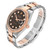 ROLEX Datejust 41 Steel Rose Gold Chocolate Diamond Dial Mens Watch 126331 Image 4