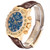 ROLEX Cosmograph Daytona Yellow Gold Blue Dial Mens Watch 116518 Image 4