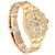 ROLEX Daytona Yellow Gold Mop Baguette Diamond Bezel Watch 116568 Image 3