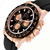 ROLEX Daytona Rose Gold Oysterflex Black Dial Mens Watch 116515 Image 5