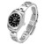 ROLEX Date Black Dial Oyster Bracelet Steel Ladies Watch 69160 Image 4
