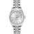 ROLEX Date Silver Dial Engine Turned Bezel Steel Ladies Watch 79240 Image 1