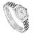 ROLEX Datejust Steel White Gold Silver Linen Dial Ladies Watch 69174 Image 3