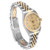 ROLEX Datejust Steel Yellow Gold Anniversary Diamond Dial Watch 69173 Image 3