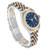 ROLEX Datejust Steel Yellow Gold Blue Dial Automatic Ladies Watch 69173 Image 3