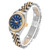 ROLEX Datejust Steel Yellow Gold Blue Dial Automatic Ladies Watch 69173 Image 4