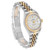 ROLEX Datejust Steel Yellow Gold Silver Tapestry Dial Ladies Watch 79173 Image 3