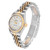 ROLEX Datejust Steel Yellow Gold Silver Tapestry Dial Ladies Watch 79173 Image 4