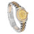 ROLEX Datejust Steel Yellow Gold Champagne Diamond Ladies Watch 79173 Image 3