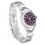 ROLEX Oyster Perpetual 26 Red Grape Dial Steel Ladies Watch 176200 Image 3