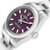 ROLEX Oyster Perpetual 26 Red Grape Dial Steel Ladies Watch 176200 Image 5