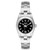 ROLEX Oyster Perpetual Black Dial Smooth Bezel Steel Ladies Watch 76080 Image 2