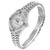 ROLEX President Datejust White Gold Diamond Emerald Watch 69079 Image 4